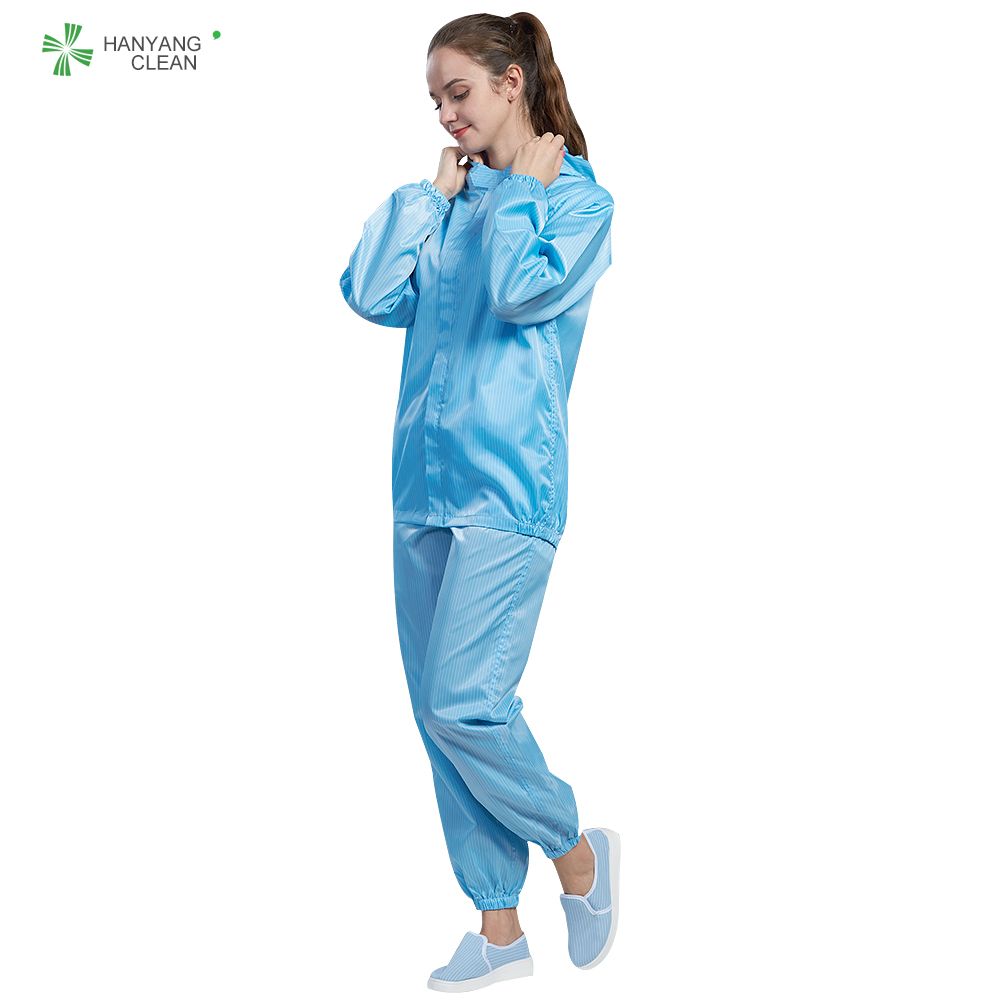 Cleanroom Antistatic garments stripe jumpsuits jackets lab coats hospital uniform