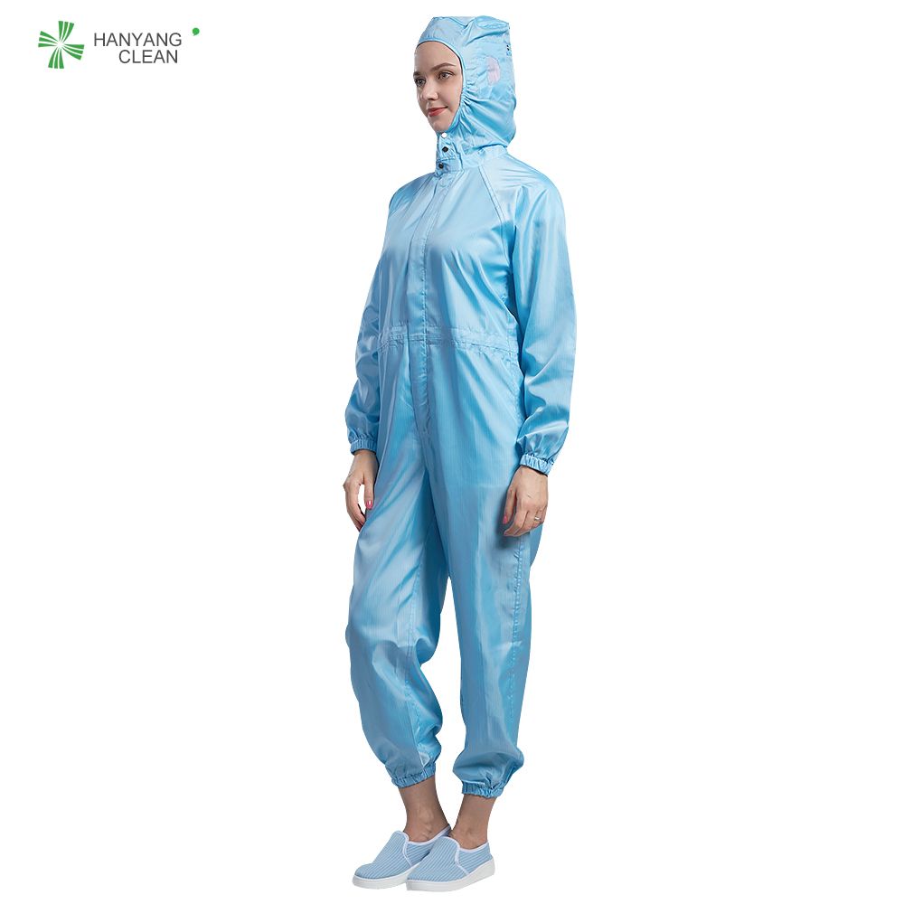 Autoclavable Cleanroom Antistatic garments stripe jumpsuits coveralls lab coats esd working clothes