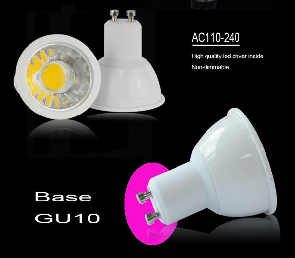 Factory 5W GU10 COB LED Spotlight