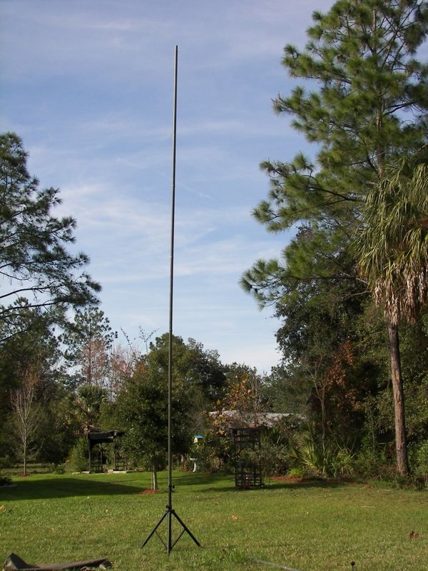 Custom 25 Foot Telescopic carbon Pole With Tripod For Photography / Extremely Light And Rigid