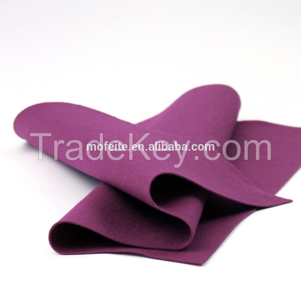 Factory wholesale durable 100% merino wool felt fabric 100% german wool felt