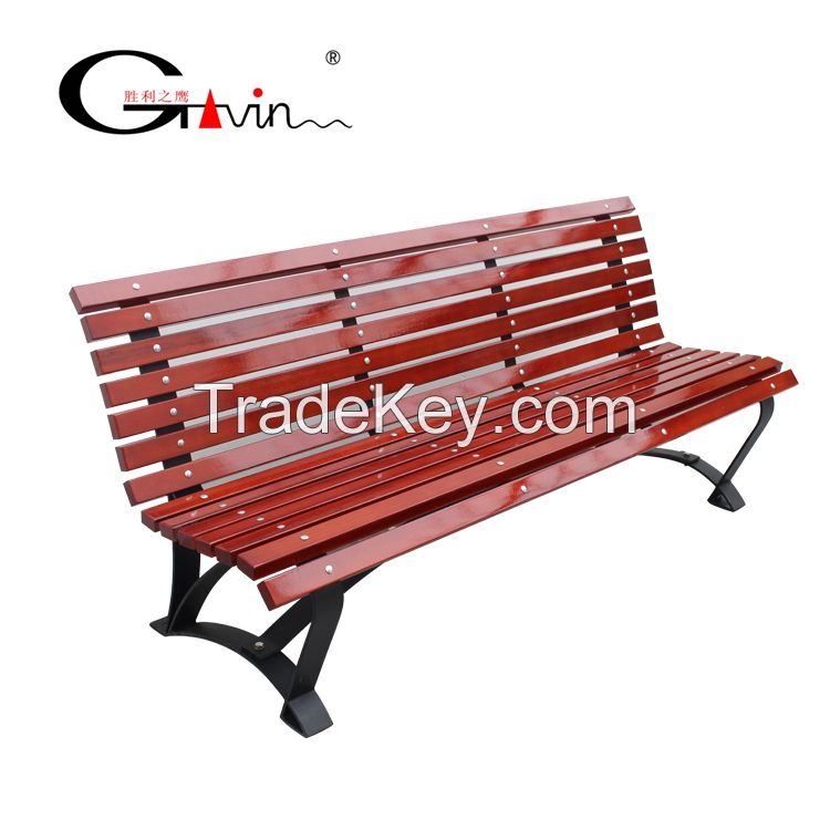 Gavin Solid Wooden Outdoor Backed Park Bench