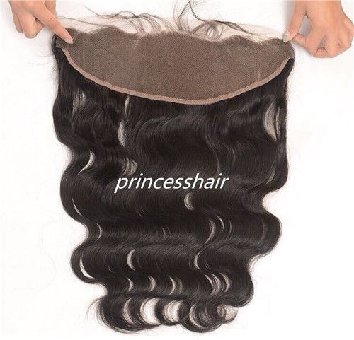 Virgin Hair 13*4 Lace Frontal  #1b color