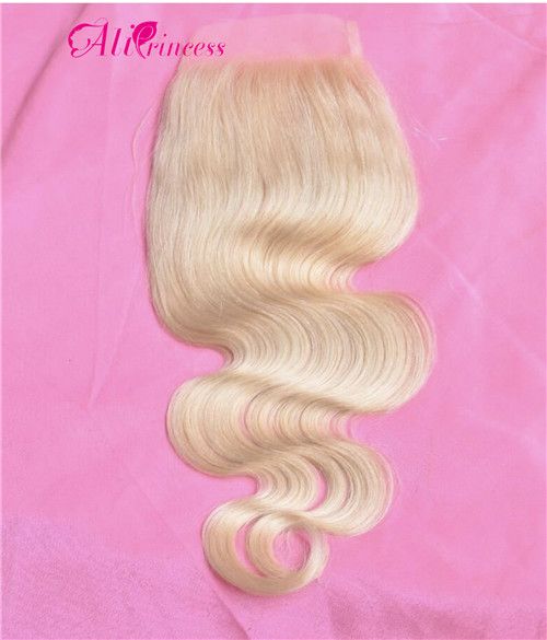 4*4 Lace Closure  #613 Color