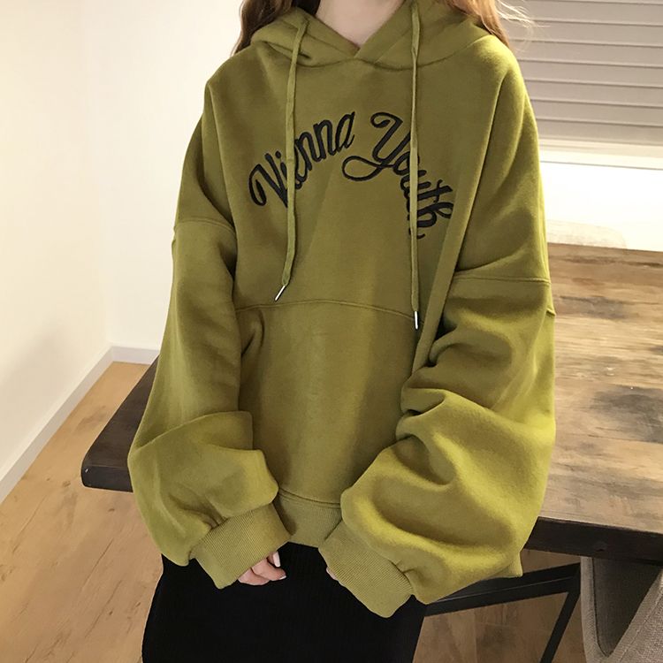 Girl's solid color hoodie