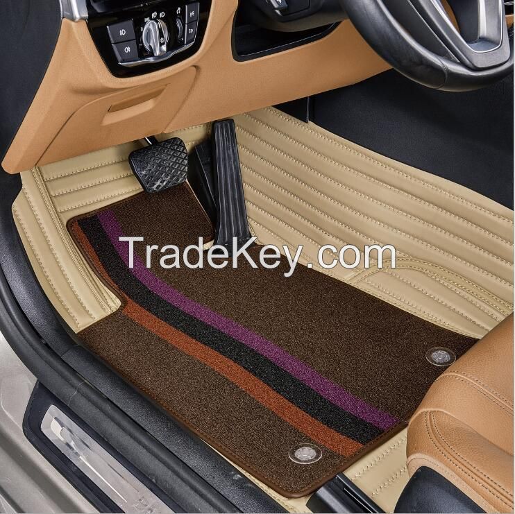 Original and Stylish car floor mats PVC Leather material