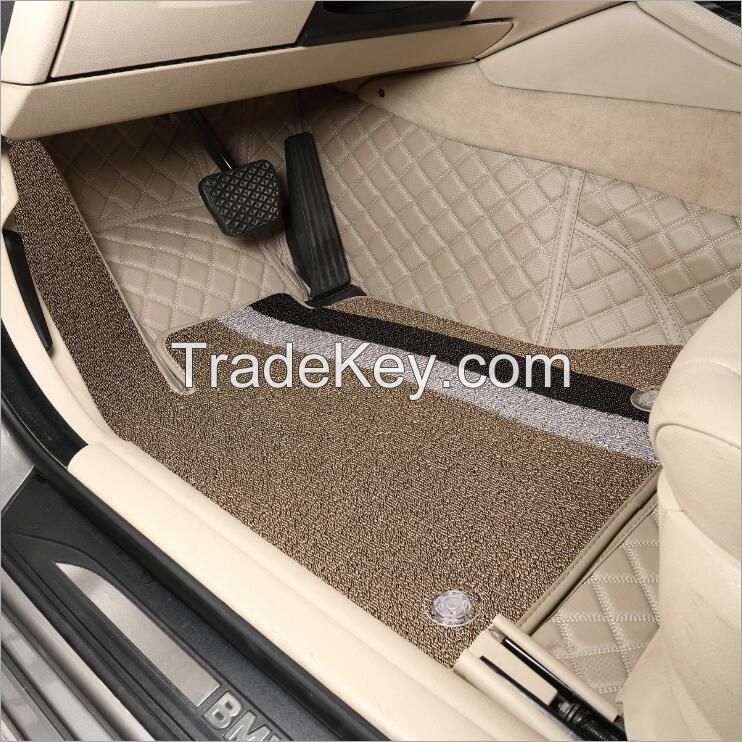 Fully customized 3D car floor mats with inner pads luxury quality