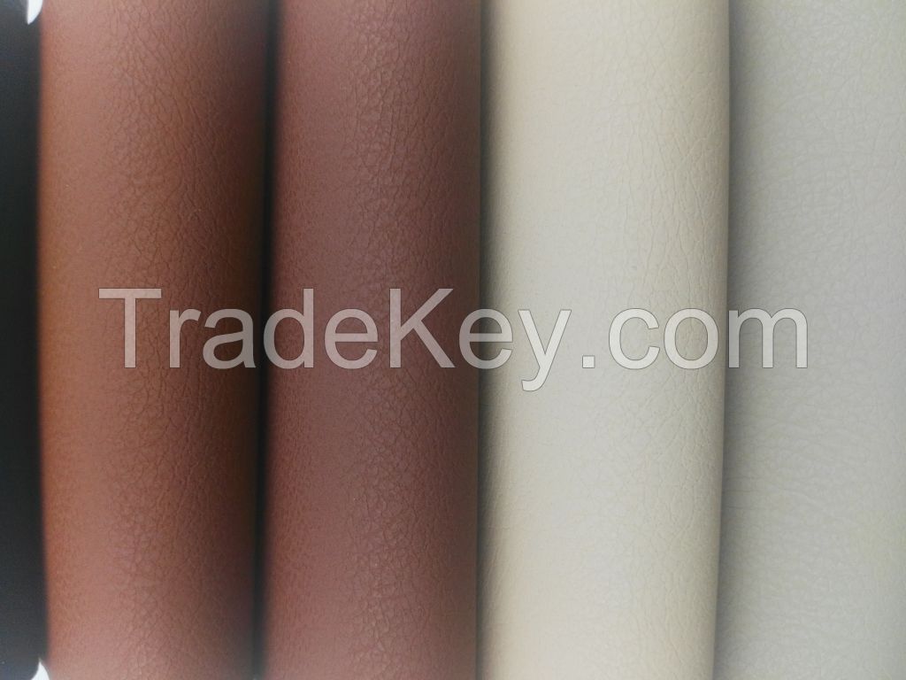 Leatherette for car interior upholstery PVC synthetic leather 