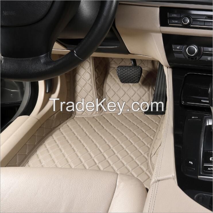 Fully customized 3D car floor mats with inner pads luxury quality