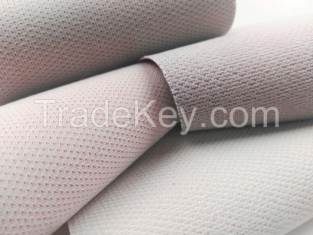 Sheep skin and non-woven backing bottom Artificial PVC leather for cars