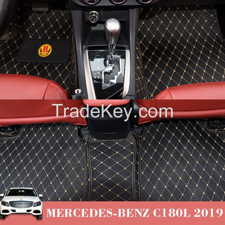 PVC Leather Auto Mats Stocklot for Mercedes-Benz C180 L 2019