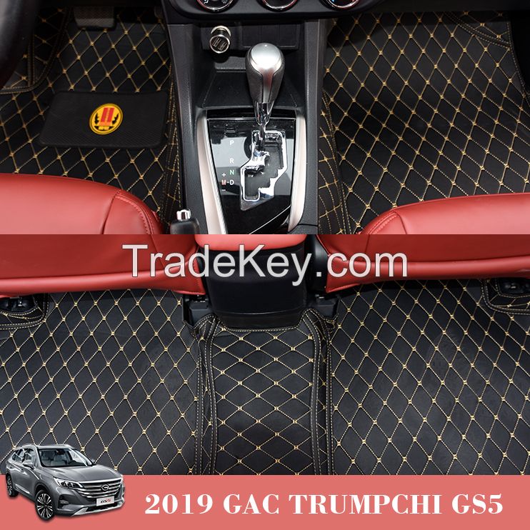 PVC Leather Auto Mats Stocklot for GAC Trumpchi GS5 2019
