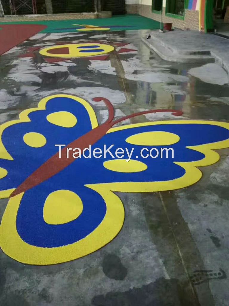 ASTM certificated non-toxic safety EPDM rubber flooring kindergarten playground