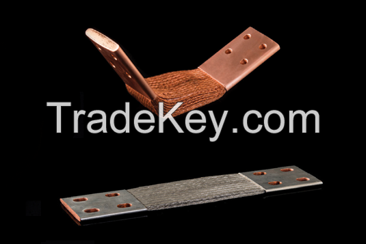 Manufacturer Flexible Braided Copper Tin Covered Busbar Low Price Connector High Quality Strap Different Model