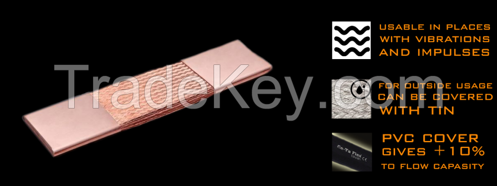 Manufacturer Flexible Braided Copper Tin Covered Busbar Low Price Connector High Quality Strap Different Model
