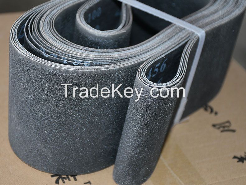 High-performance abrasive belt with execllent durability for metal surface grinding and polishing