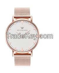 Rose gold watch