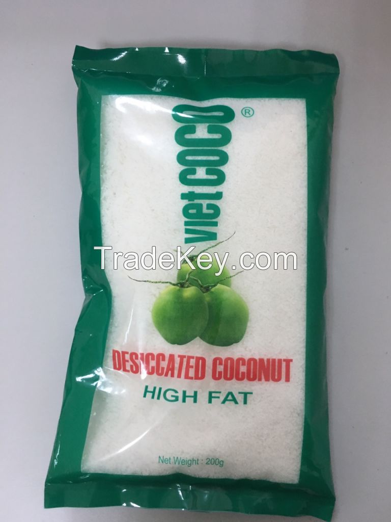 Desiccated Coconut vietnam High Fat Medium Grade