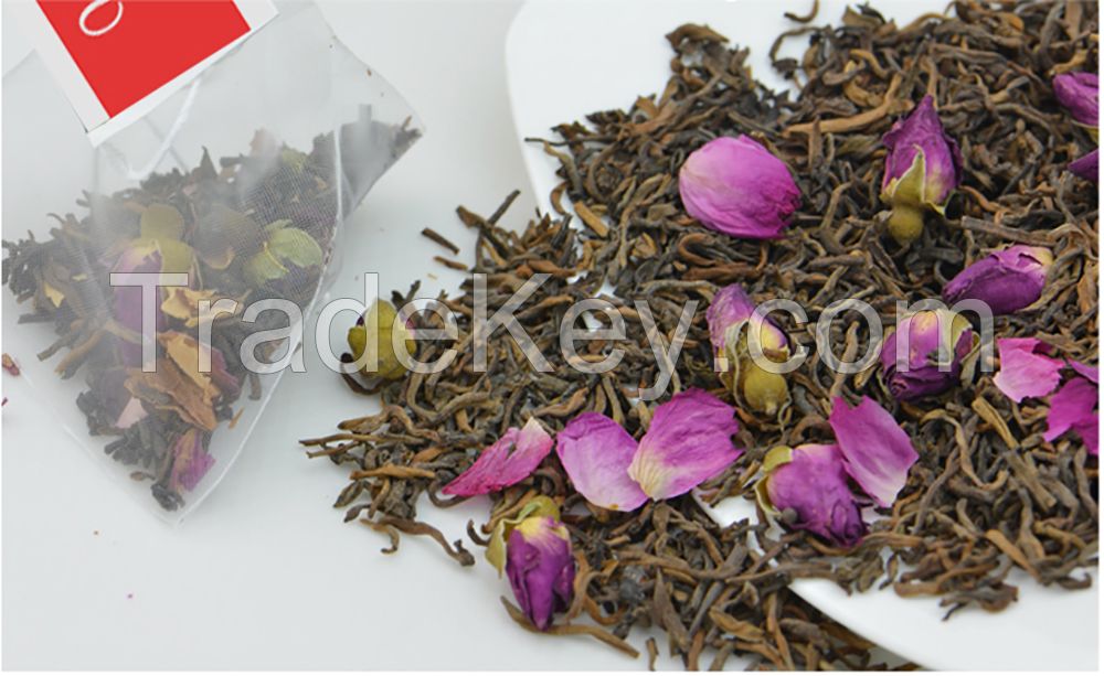 Chinese Famous High Mountain Picked Rose Puer  Tea