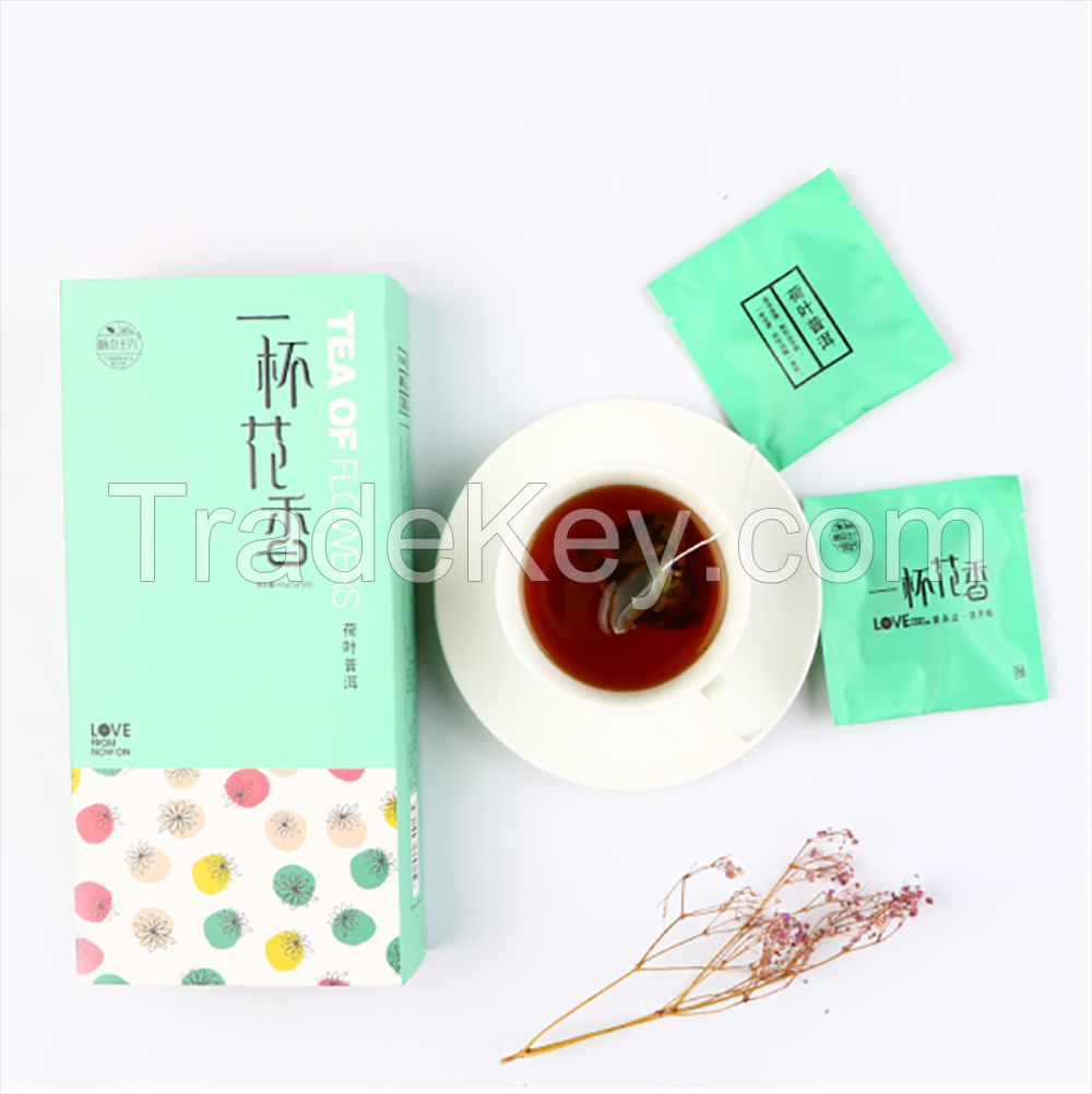 Lotus Leaf Tea Mixed With Chinese PuÃ¢ï¿½ï¿½er Tea Bags Pu-erh Herbal Tea Bags Bulk - 20 Bag