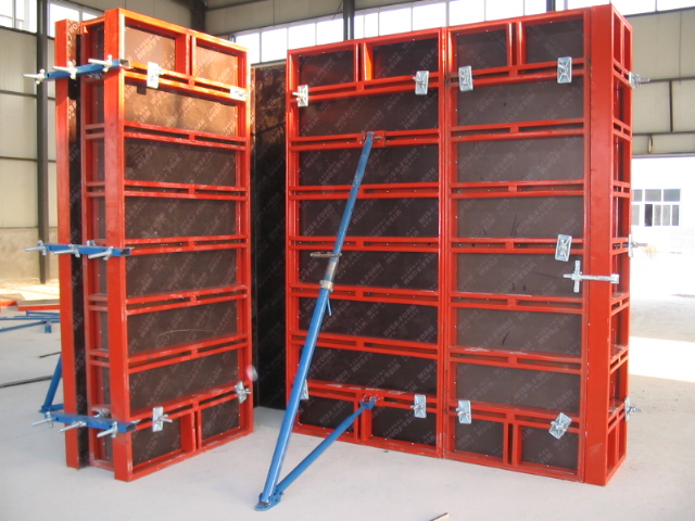 Steel-Frame Assorted-Assemble Large Plywood Formwork,