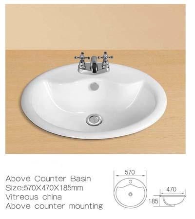 Ceramic washbasin Above counter washbasin ES29-01