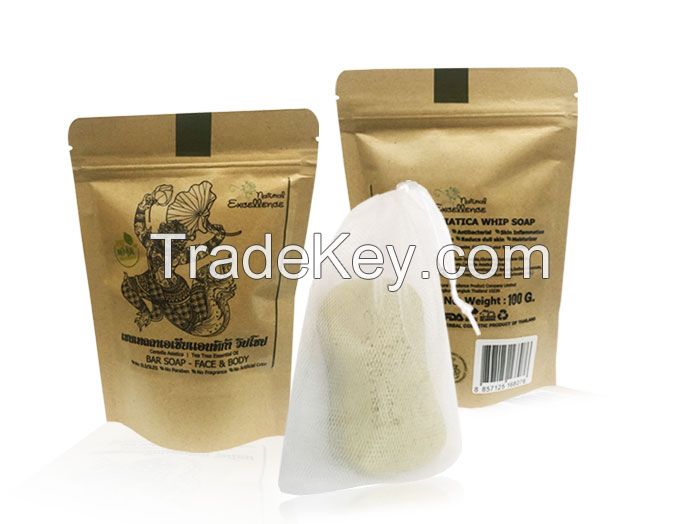 Centella Asiatica Whip Soap Tea Tree Essential Oil 100G