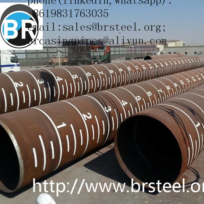 API 5L ssaw 3pe steel pipe for fluid pipeline, ASTM A252 GR 3 SSAW  Steel Pipe, API 5L Welded  Black Paint Coating Water Well Steel Pipes