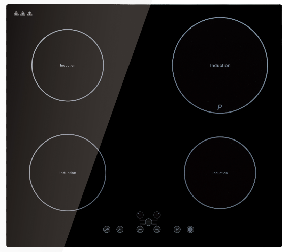 BLACK VITROCERAMIC GLASS (INDUCTION COOKTOP GLASS)