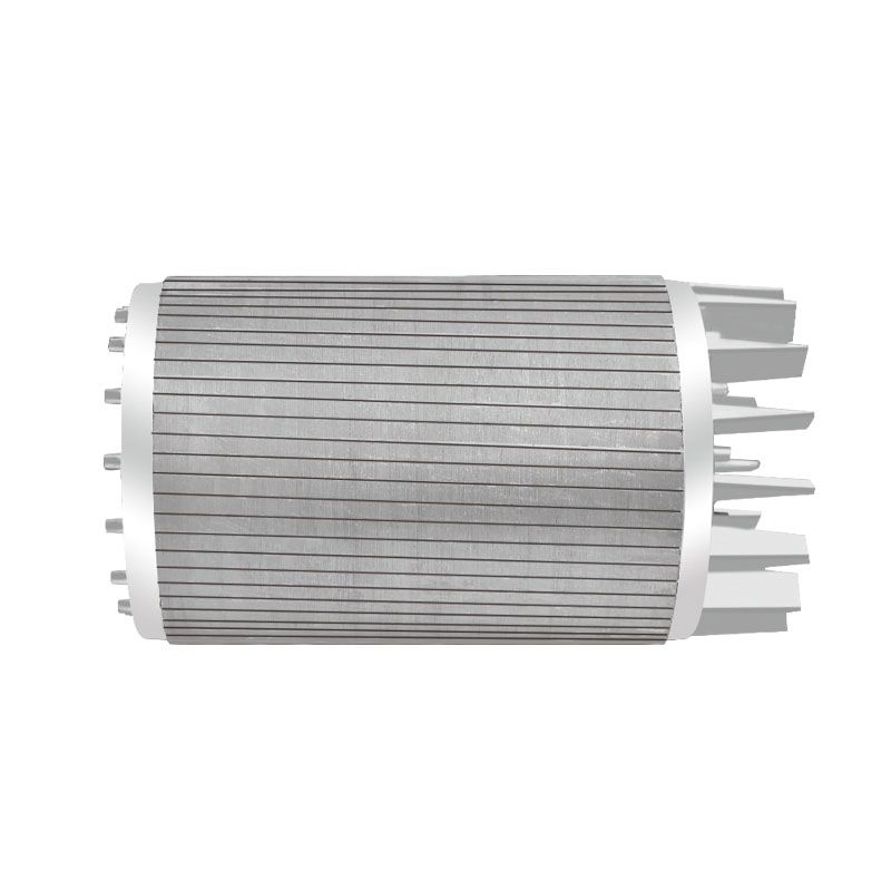 Stacked segmented electrical steel laminations for brushless motor sta