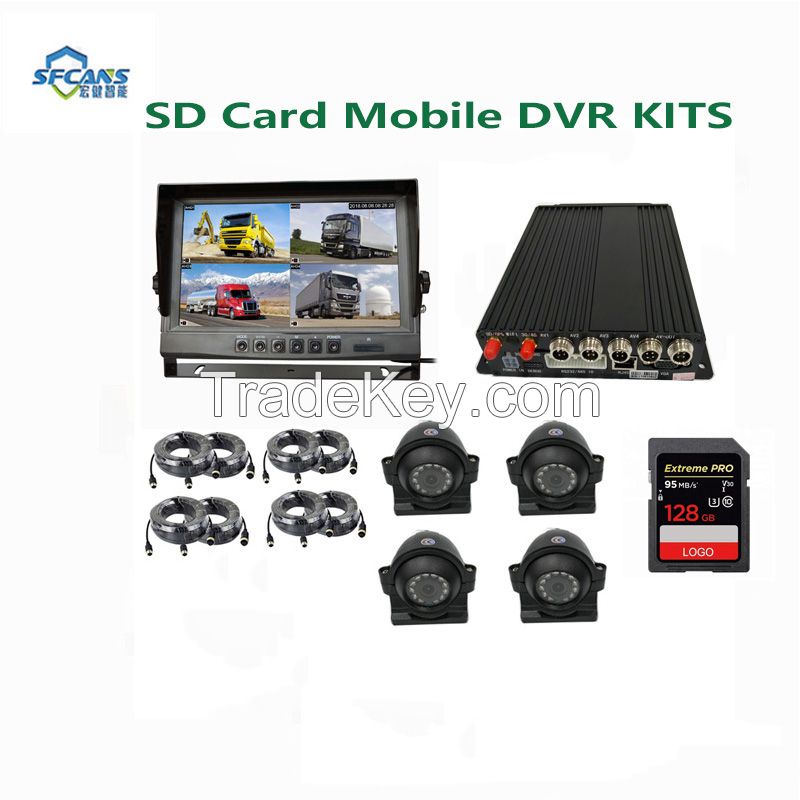 4ch 2*256g Sd Card  Mdvr With Gps 3g 4g Wifi