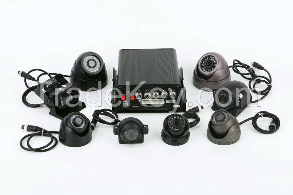Vehicle Mobile DVR 720p 4CH HDD/SSD with GPS 3G 4G G-Sensor Wi-Fi