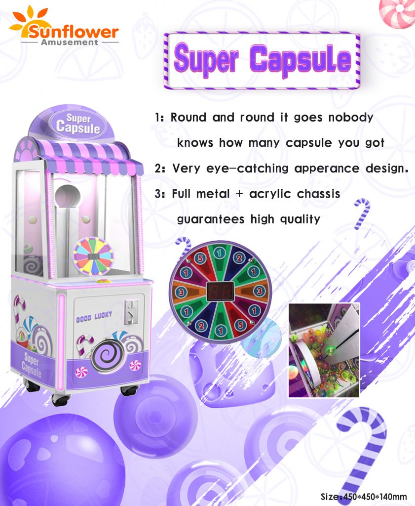 2018 Sunflower new arrival popular capsule toys vending game machine for sale