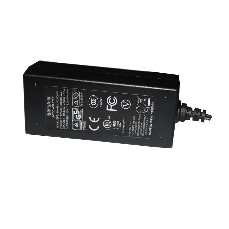 36W Desktop 12V 3A 3000MA AC DC Switching Power Supply Adapter with C8 2PIN for LED Strip