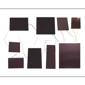 customized irregular small size amorphous silicon thin film solar panel