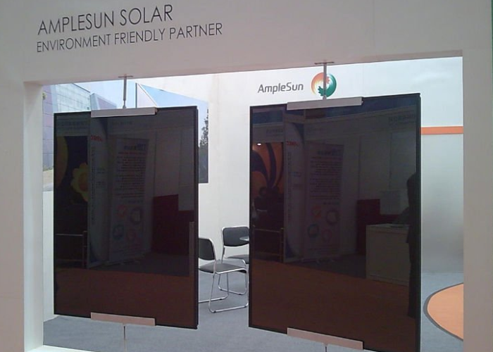 110W large size amorphous silicon thin film solar cell