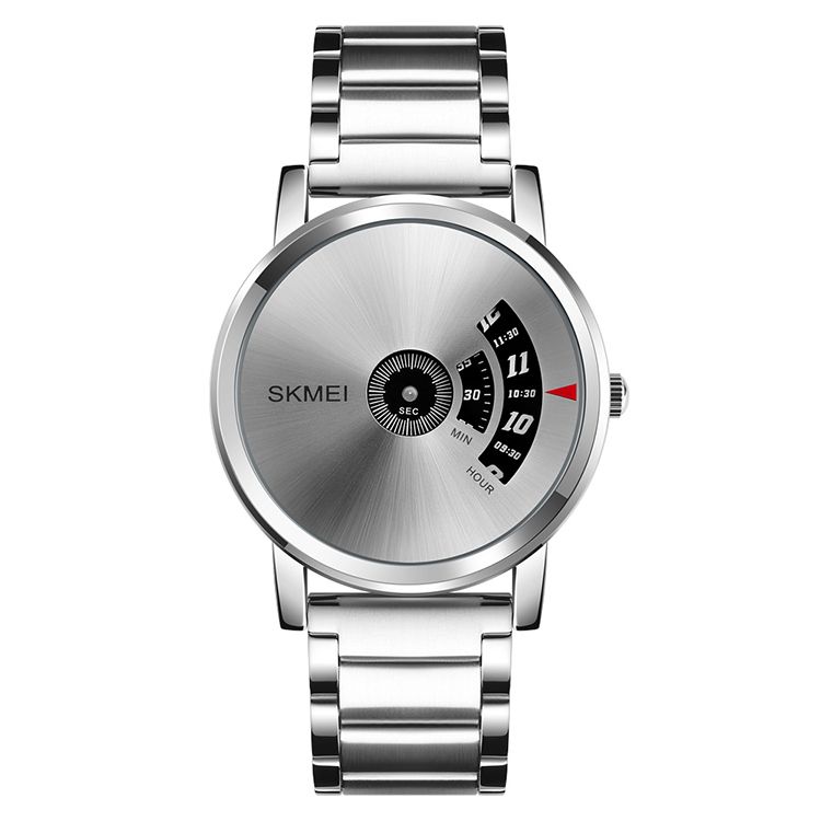Skmei 1260 japan mov't quartz watch 3 atm water resist fashion watch stainless steel back watch Wholesale joker brand men watch