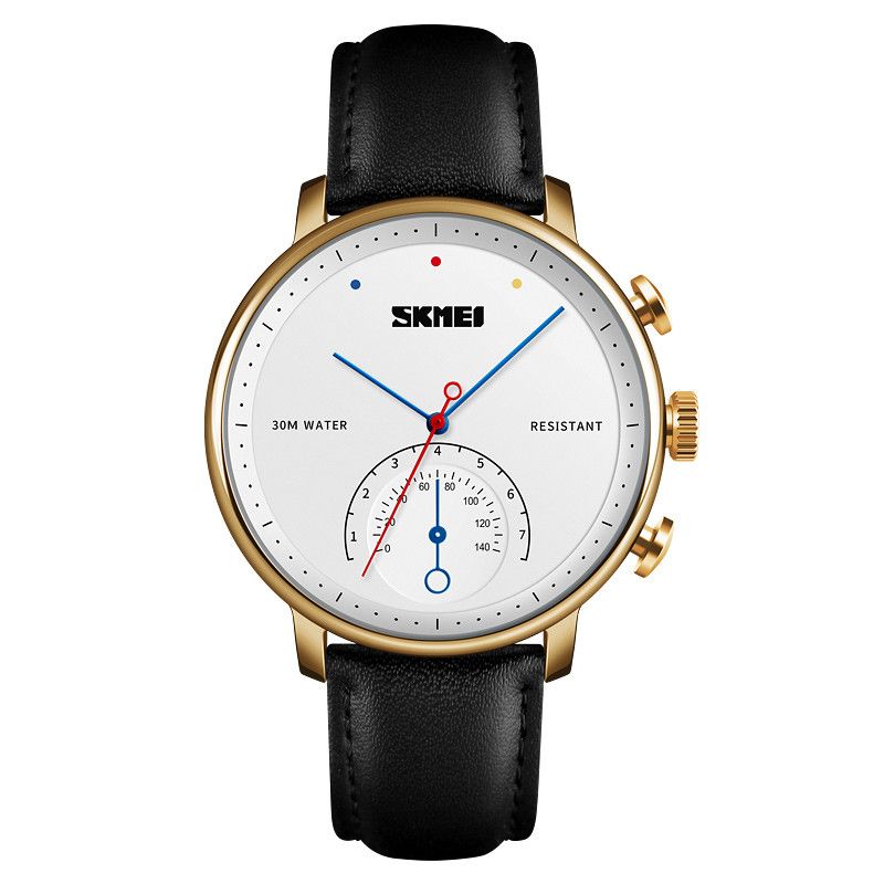 Newest watches Skmei 1399 Build Your Own Brand leather Dial Men Watch 3ATM Water Resistant  men quartz watch 2018