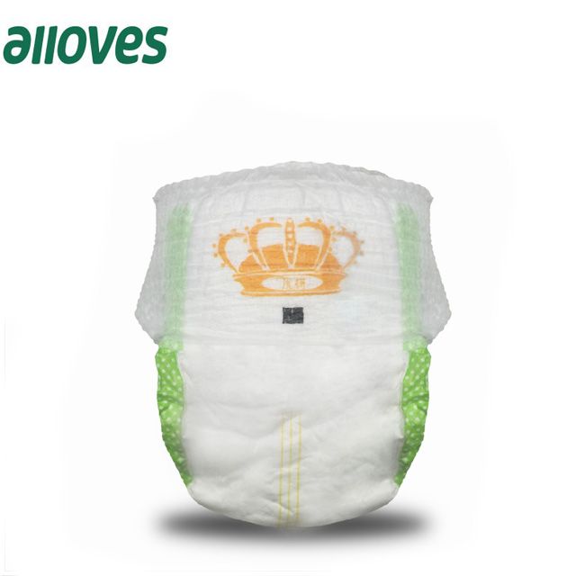 Factory Wholesales Soft and dry Disposable Baby Diaper and Nappies with Magic Tape