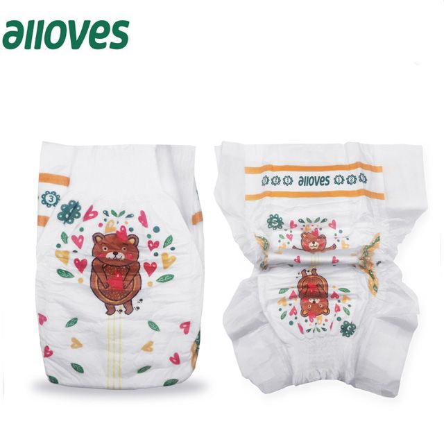 China Factory Non Woven Fabric Material and Disposable baby Diaper Type On Free Sample