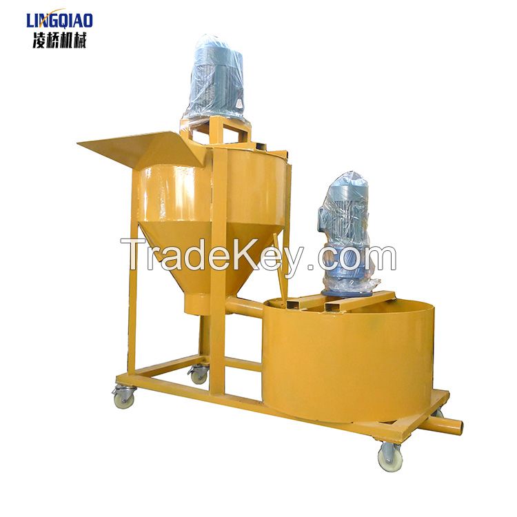 Lingqiao GS-380 high speed concrete mortar mixer