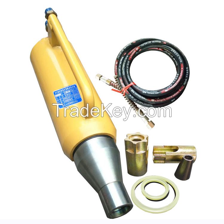 Lingqiao YDC series 25 ton prestressing hydraulic bottle jacks for post tensioning