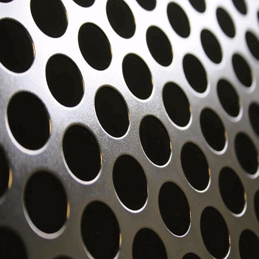 Round hole perforated metal aluminum plate sheet for filter