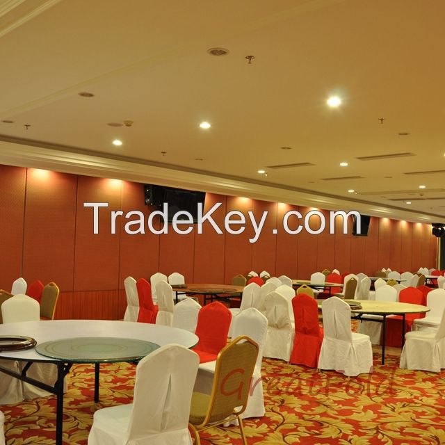 Restaurant movable panel soundproof folding partition wall