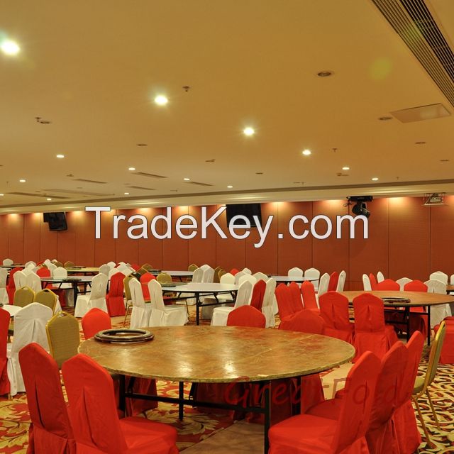 Restaurant movable panel soundproof folding partition wall