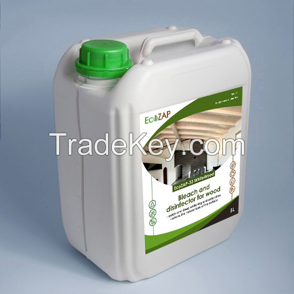 EcoZAP-33 WhiteWood  Bleach and disinfector for wood