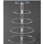 5-Tier-Maypole-Acrylic-Cupcake-Party-Wedding-Cake-Stand Cake stands Adjustable Acrylic Wedding Cake