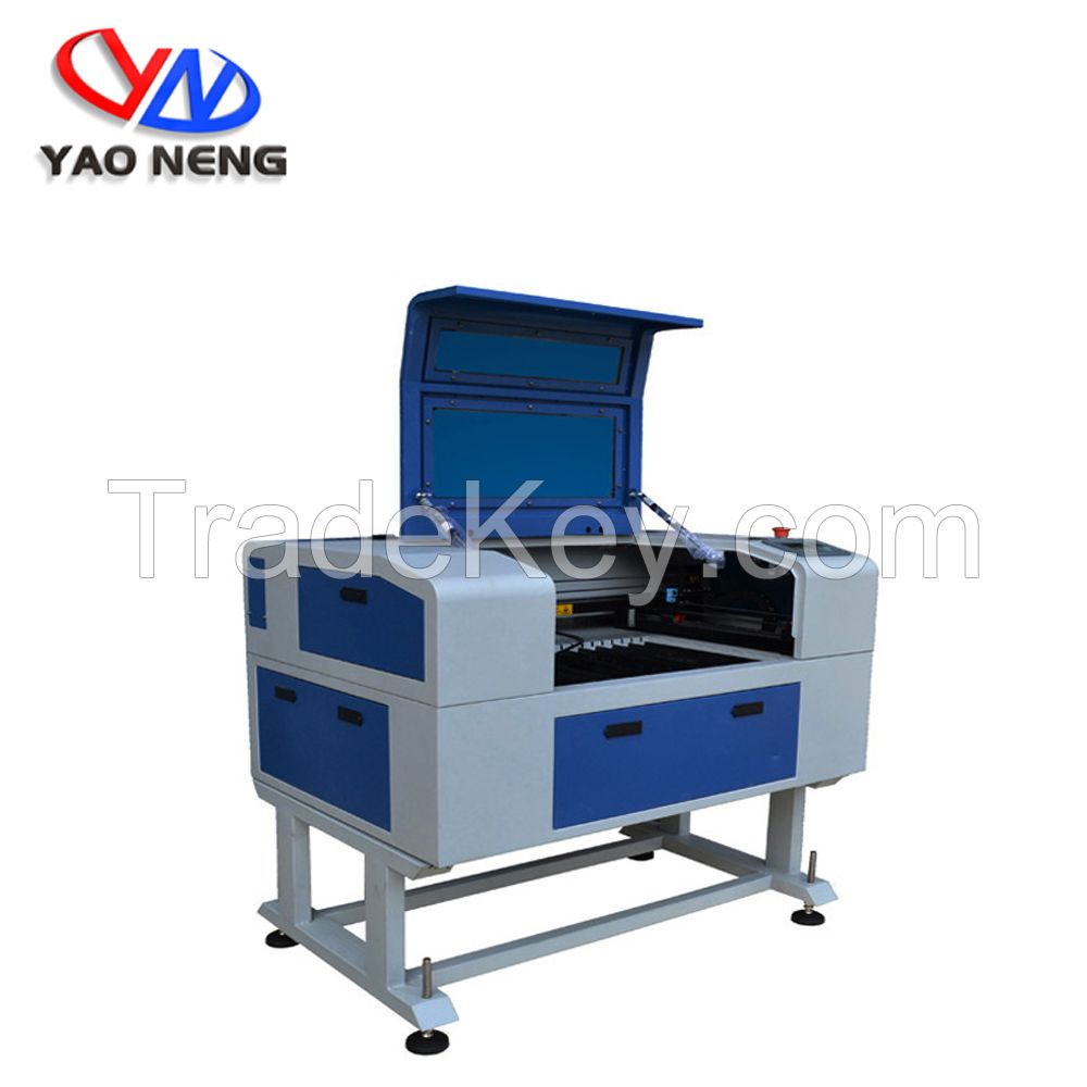 YN-6040 CO2 laser Cutting machine CNC router for metal nomental Engraving