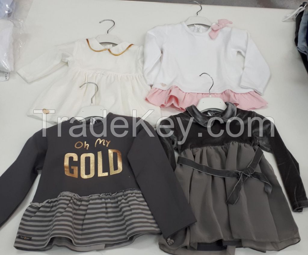 Kids branded Garment stock in Italy winter/summer 37000 pcs