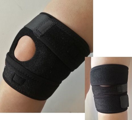 Wrap-around Open type Knee BraceÂ for adjustable fit and unrestricted range of motion of the knee